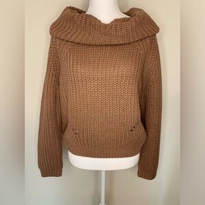 moon & madison Ribbed Cowl Neck Sweater Women Size Small to Medium